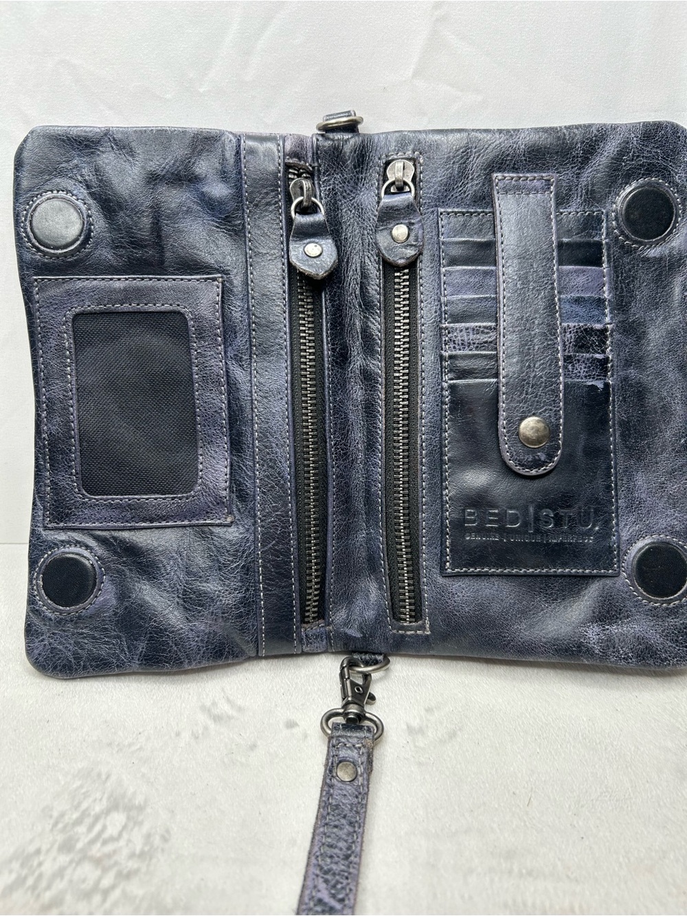 BED STU CADENCE WALLET WRISTLET CROSSBODY - FUTURE DUSK - Picture 4 of 9